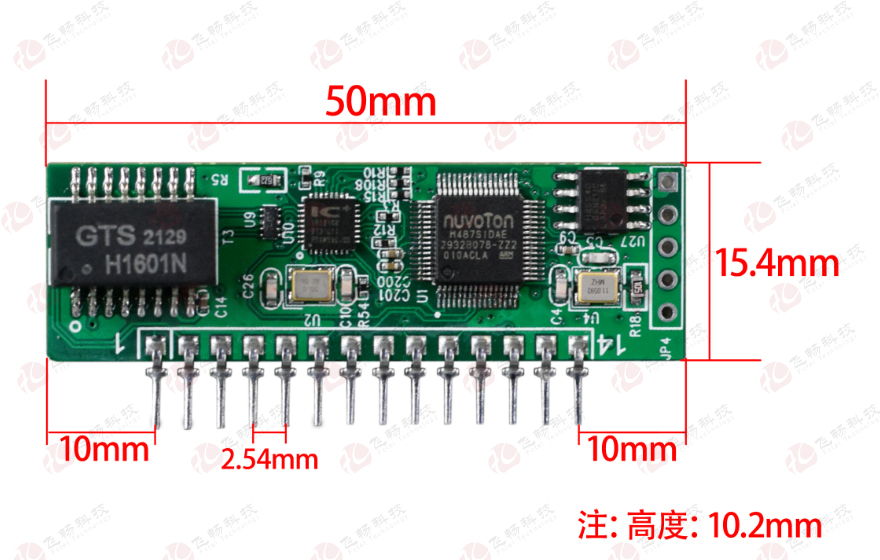 黄桃视频APP在线看黄科技-工业级1路TTL串口服务器 模块板